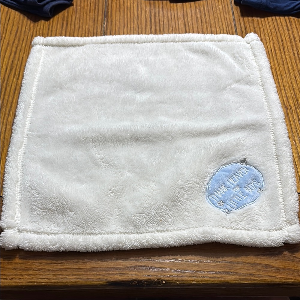 Cream Plush Baby Blanket